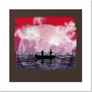 Night Fishing - Red Dawn Posters and Art